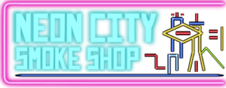 Cropped logo of Neon City Smoke Shop